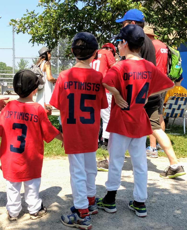 Members of the Oakville Little League