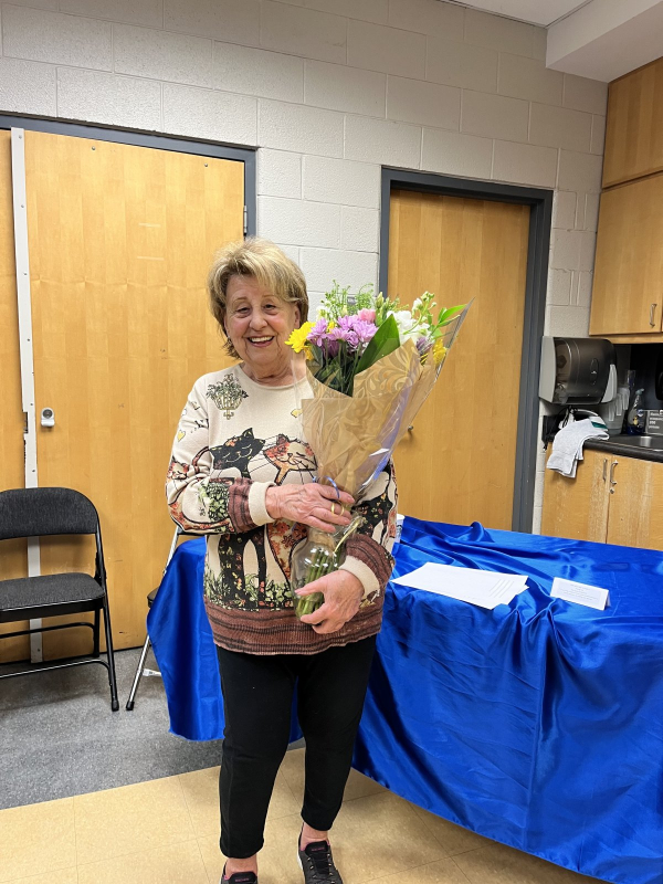Art contest judge Lynda Hansen